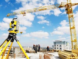 Property survey showing boundaries and limits for a temporary construction easement in Miramar Florida
